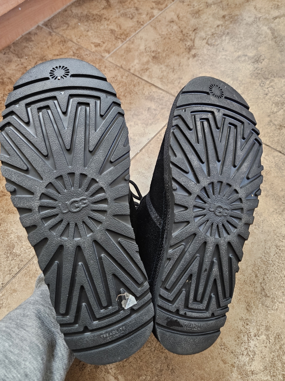Womens Black UGG Neumel Shoes - Picture 5 of 6